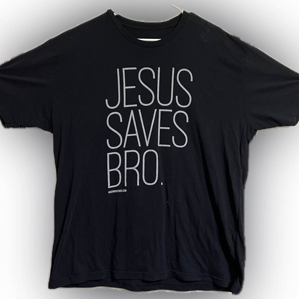 Jesus Saves Bro t-shirt 2X